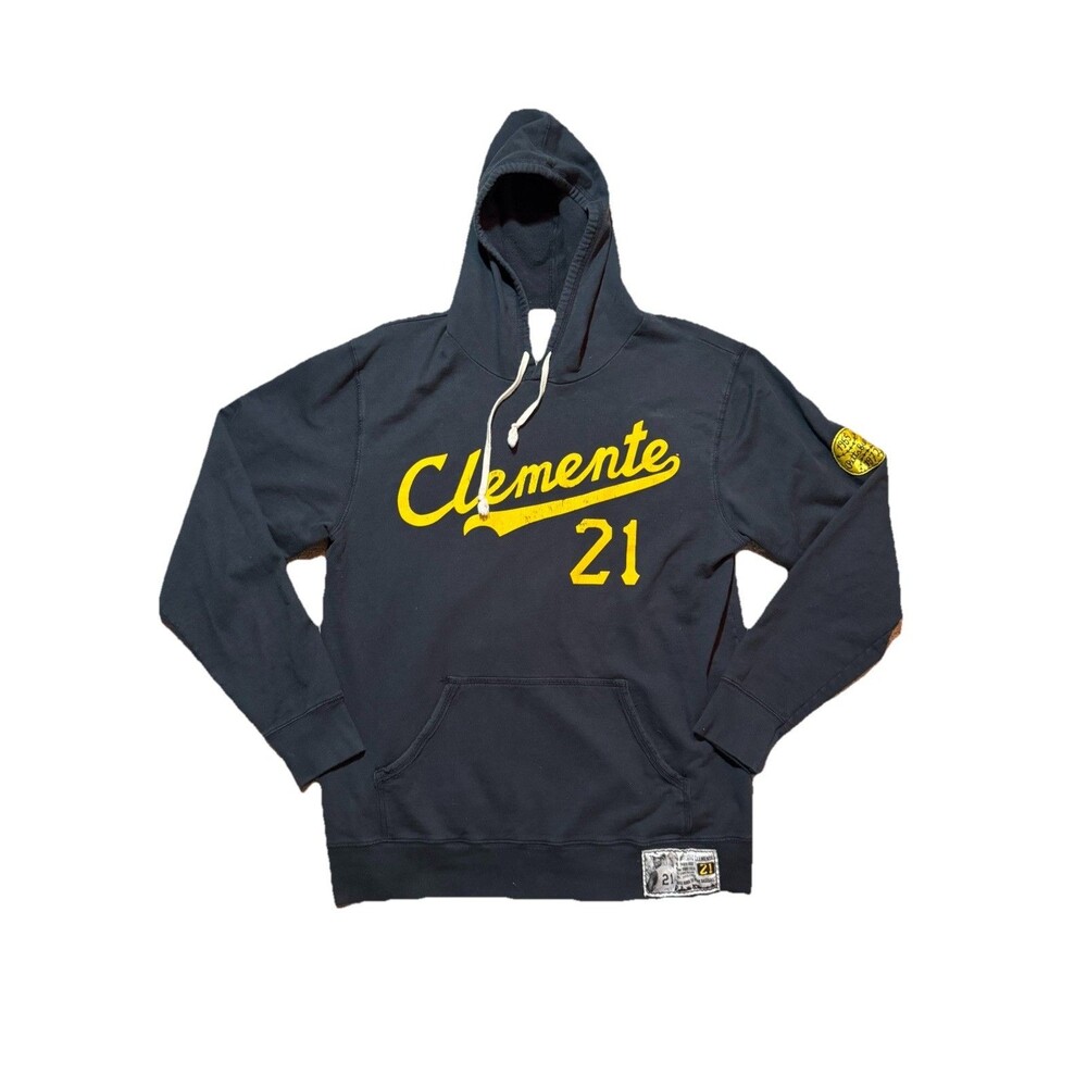 Roberto Clemente #21 Pullover Hoodie Roots of Fight XL Baseball